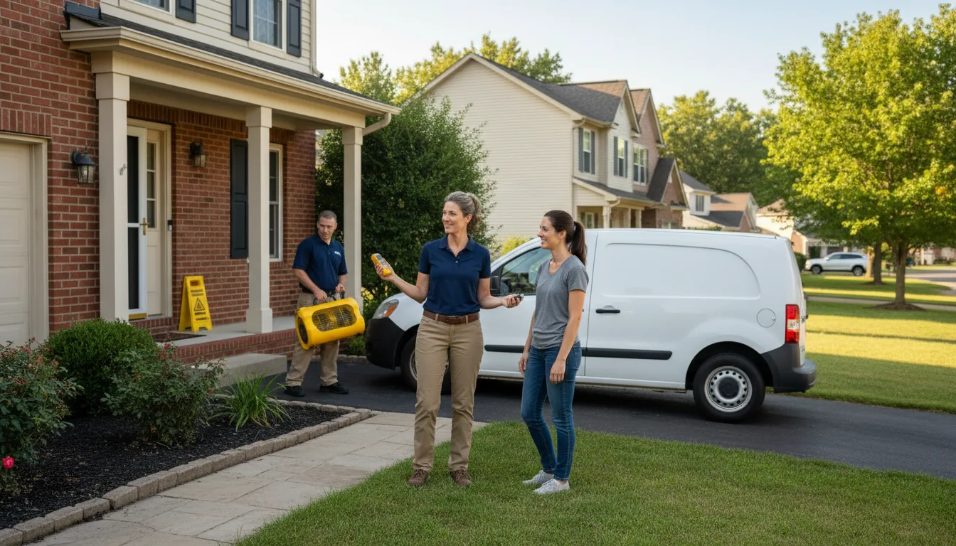 Water restoration image for Fire And Smoke Damage Restoration in Altamont, KS